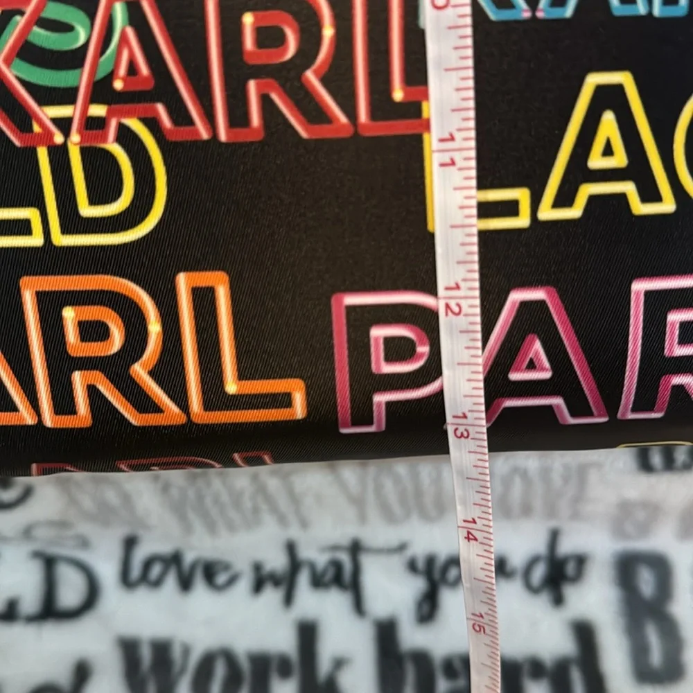 NWT Karl Lagerfeld Nylon Multi Color Backpack With 2 Side Pockets & Front Pocket - Picture 16 of 16